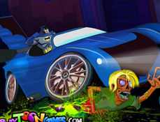 Batman cu Masina vs Zombi