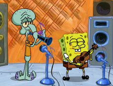 Canta cu Spongebob si Calamar Tentacule