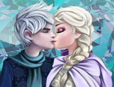 Elsa si Jack Frost Saruturi