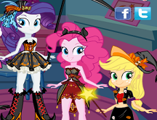 Equestria Girls Pregatiri de Halloween