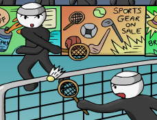 Stick Badminton