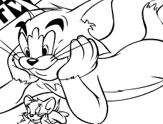 Tom si Jerry de Colorat